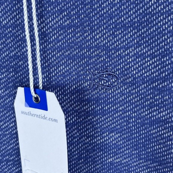 Southern Tide Kids Large Cotton Blend Blue Pullover Sweater - Picture 5 of 6